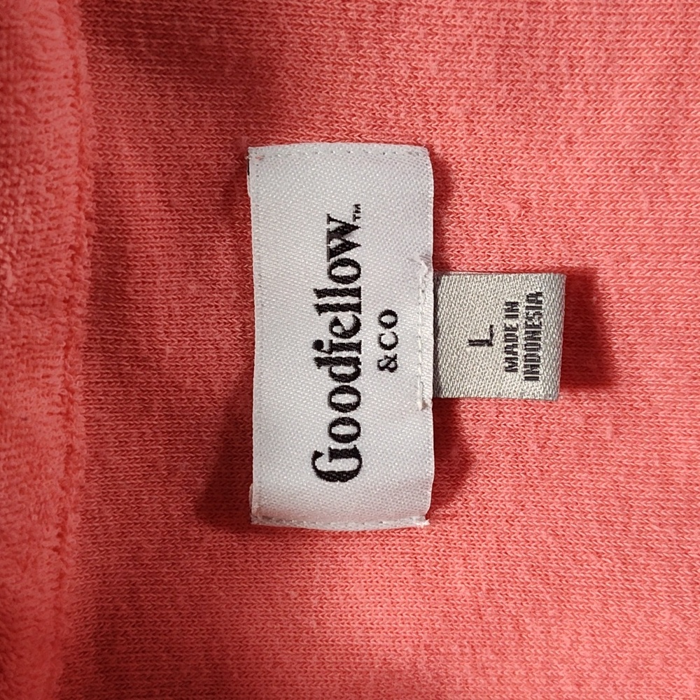 Limited Edition Coral Pink Mens Soft Terry Cloth Beach Shirt Like New - Picture 6 of 9